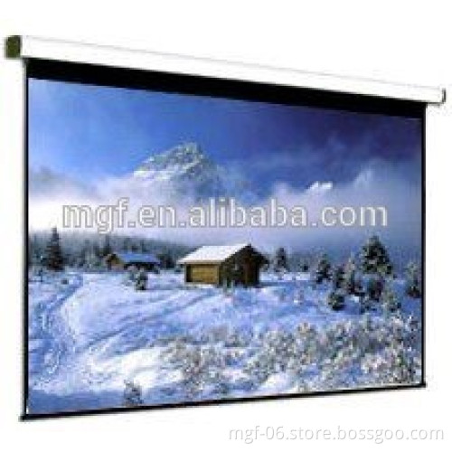 16:9Motorized Projection Movie Screen with False Ceiling Mount/1:1,4:3Advertising Electric Screen/IR,RF Remote Control Screen